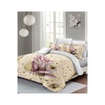 MONOHOME King Size Çift Kişilik Pamuk Saten Nevresim Takımı Lily 220x240cm, monohome42462