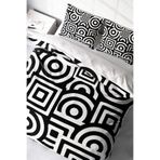 MONOHOME King Size Geometrik Desenli Modern Çift Kişilik Nevresim Takımı 220x240cm, monohome49508