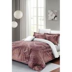 MONOHOME King Size Marble Shiny Çift Kişilik Nevresim Takımı 3D Pamuk Saten, monohome44558
