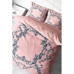 MONOHOME King Size Pink Baraque 3D Çift Kişilik Nevresim Takımı 220x240cm, monohome48501