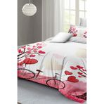 MONOHOME King Size Sevgililer Günü Çift Kişilik Nevresim Takımı Beyaz 220x240cm, monohome43292