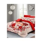 MONOHOME King Size Sevgililer Günü Çift Kişilik Nevresim Takımı Pamuk Saten 220x240cm, monohome43131