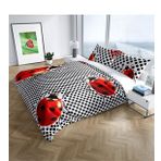 Monohome Ladybug 3D Dijital Baskılı Çift Kişilik Nevresim Takımı