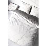 MonoHome Lastikli Çarşaflı %100 Pamuk Saten Çift Kişilik Nevresim Takımı Lux Marble MONOHOME37116