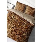 MONOHOME Leopar Çift Kişilik Nevresim Takımı Pamuk Saten Golden Leopard, MONOHOME67304