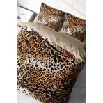 MONOHOME Leopar Çift Kişilik Nevresim Takımı Pamuk Saten Wild Leopard, MONOHOME67304