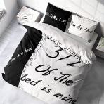 Monohome My Bed 3D Pamuk Saten Çift Kişilik 200x220 cm Nevresim Takımı