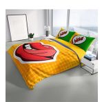 Monohome Ooops Lips 3D Pamuk Saten Çift Kişilik 200x220 cm Nevresim Takımı