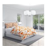 Monohome Orange 3D Dijital Baskılı Çift Kişilik Nevresim Takımı