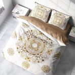 Monohome Osmanlı VI 3D Pamuk Saten Çift Kişilik 200x220 cm Nevresim Takımı