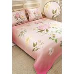 Monohome Pink Rose Jakar Dokuma Pamuklu 3d Dijital Baskı Pike Takımı