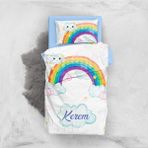 Monohome Rainbow Boys 3D Pamuk Saten Bebek Nevresim Takımı Seti