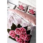 Monohome ROSE-1008 Naturel Renkli Çift Kişilik 200x220 cm Nevresim Takımı