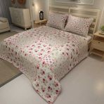 Monohome Rose Branch Jakar Dokuma Pamuklu 3d Dijital Baskı Pike Takımı