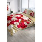 Monohome Rose CREAM-1007 Naturel Renkli Çift Kişilik 200x220 cm Nevresim Takımı
