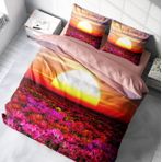 Monohome Sunset 3D Renkli Çift Kişilik 200x220 cm Nevresim Takımı