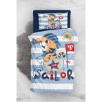 Monohome Tige Sailor 3d Pamuk Saten Bebek Nevresim Takımı