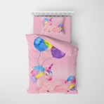 Monohome Unicorn Balloons 3D Bebek Nevresim Takımı