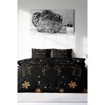 MONOHOME Yılbaşı Nevresim Takımı Merry Christmas Black Deer Çift Kişilik, monohome0286HF