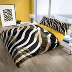Monohome Zebra Feather 3D Renkli Çift Kişilik 200x220 cm Nevresim Takımı