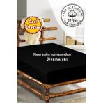 MONOHOME%100 Pamuk Lastikli Çarşaf Çift Kişilik 180x200 cm Siyah, MONOHOME68325