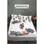 MONOHOME%100 Pamuk Lastikli Çift Kişilik Çarşaf Takımı 180x200, MONOHOME82501