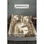 MONOHOME%100 Pamuk Lastikli Çift Kişilik Çarşaf Takımı 180x200, MONOHOME82516