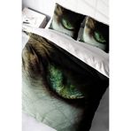 MONOHOME%100 Pamuk Saten Çift Kişilik Nevresim Takımı CatEye, MONOHOME38113