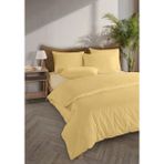 Monolisse Chıc %100 Pamuk Ranforce Akay Sarı Ipliği Boyalı Nevresim Takımı Tek Kişilik - 160X220 cm - 160 x 220 cm