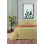 Monolisse Organik Pamuk Akfil Çift Taraflı Nevresim Takımı Çift Kişilik 200X220 cm Kiremit Haki - 200 x 220 cm
