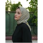 Monoor Pamuklu Soft Eşarp Eliza Desen Hafif ve Nefes Alabilir Yaz Mevsimi İçin Şık Tasarım - Gri