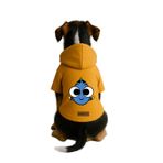 monopetz Baskılı İçi Polarlı Köpek Ve Kedi Kıyafeti & Elbisesi - Sarı Renk Kapüşonlu Hoodie B280F 2Xl