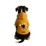 monopetz Baskılı İçi Polarlı Köpek Ve Kedi Kıyafeti & Elbisesi - Sarı Renk Kapüşonlu Hoodie B2C0A 5Xl