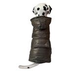 monopetz İçi Polarlı Kapitone Köpek ve Kedi Yeleği & Ceketi Koyu Yeşil M