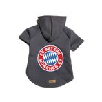 monopetz Kapişonlu Polar Sweatshirt Köpek ve Kedi Kıyafeti & Elbisesi - Antrasit Bayern München M Beden