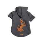 monopetz Kapişonlu Polar Sweatshirt Köpek Ve Kedi Kıyafeti & Elbisesi Antrasit Scooby Doo S