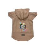 monopetz Kapişonlu Polar Sweatshirt Köpek Ve Kedi Kıyafeti & Elbisesi Bej City 26 XS