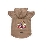 monopetz Kapişonlu Polar Sweatshirt Köpek ve Kedi Kıyafeti & Elbisesi Bej City 30 S