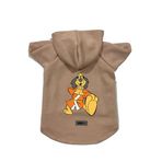 monopetz Kapişonlu Polar Sweatshirt Köpek ve Kedi Kıyafeti & Elbisesi Bej Hong Kong L