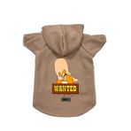 monopetz Kapişonlu Polar Sweatshirt Köpek ve Kedi Kıyafeti & Elbisesi Bej J Sam L