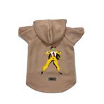 monopetz Kapişonlu Polar Sweatshirt Köpek ve Kedi Kıyafeti & Elbisesi Bej Mask L