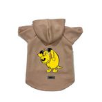 monopetz Kapişonlu Polar Sweatshirt Köpek ve Kedi Kıyafeti & Elbisesi Bej Rabugento S