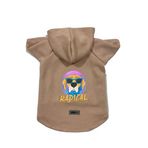 monopetz Kapişonlu Polar Sweatshirt Köpek ve Kedi Kıyafeti & Elbisesi Bej Radical XS