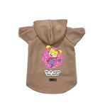 monopetz Kapişonlu Polar Sweatshirt Köpek ve Kedi Kıyafeti & Elbisesi Bej Rugrats Angelica L