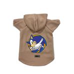 monopetz Kapişonlu Polar Sweatshirt Köpek ve Kedi Kıyafeti & Elbisesi Bej Sonic S