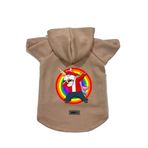 monopetz Kapişonlu Polar Sweatshirt Köpek Ve Kedi Kıyafeti & Elbisesi Bej Yeni Unicorn XL