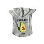monopetz Kapişonlu Polar Sweatshirt Köpek ve Kedi Kıyafeti & Elbisesi Beyaz Avogato XS