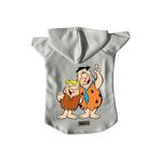 monopetz Kapişonlu Polar Sweatshirt Köpek Ve Kedi Kıyafeti & Elbisesi Beyaz Barney Fred L