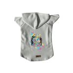 monopetz Kapişonlu Polar Sweatshirt Köpek Ve Kedi Kıyafeti & Elbisesi Beyaz City 26 XL