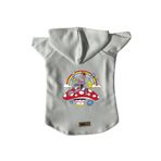 monopetz Kapişonlu Polar Sweatshirt Köpek ve Kedi Kıyafeti & Elbisesi Beyaz City 30 L